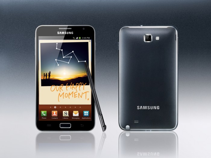 Samsung galaxy note 1 battery specification